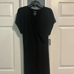 Nine West Elegant Black Midi Dress